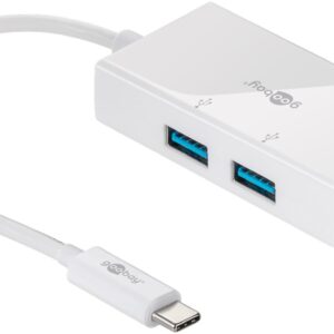 Hub USB-C SuperSpeed 2 USB 3.0 e RJ-45 Gigabit