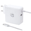 Alimentatore 60W USB con Cavo USB-C Bianco - immagine 3
