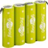 Batterie ricaricabili NiMH 4xAA HR6 2100 mAh 4.8V a saldare