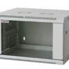 Armadio Rack 19'' a muro 15 unità due sezioni Grigio