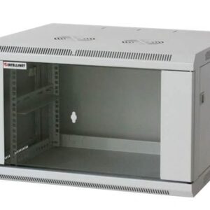 Armadio Rack 19'' a muro 15 unità due sezioni Grigio