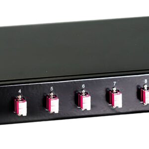 Cassetto Ottico 19'' con 12 bussole LC Duplex Multimodale OM4 Nero