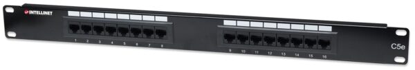 Pannello Patch UTP 16 posti RJ45 cat. 5E