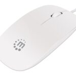 Mini Mouse Ottico USB Silhouette Cavo 1,2m Bianco