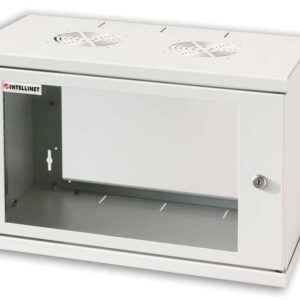 Armadio Rack 19'' a muro 6 unità prof. 320 Grigio Assemblato