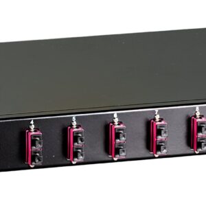 Cassetto Ottico 19'' con 12 bussole SC Duplex Multimodale OM4 Nero