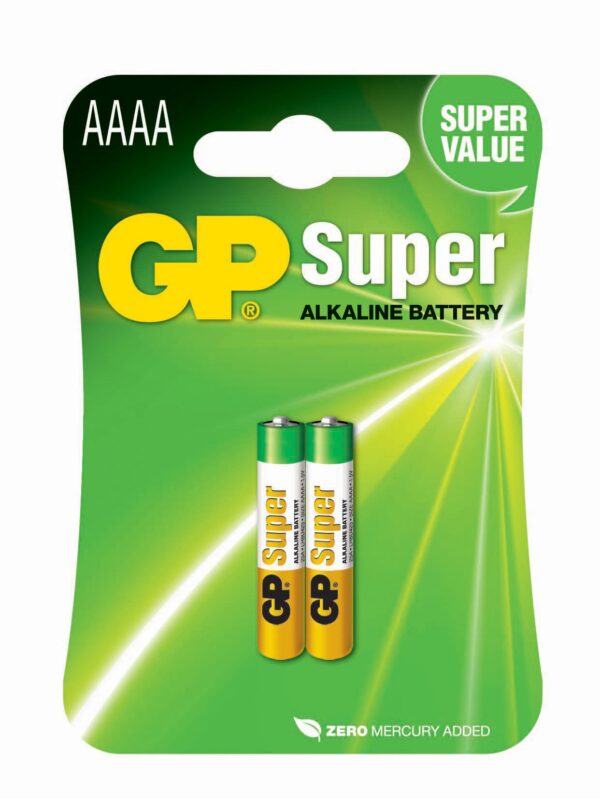 Blister 2 Batterie AAAA Mini Stilo GP Super