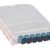 Scatola di Giunzione Fibra Ottica Modulo FTTH con 6 Adattatori Ceramici SC OM3