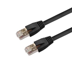 Cavo di rete Patch in rame Cat.8.1 SFTP LSZH 1m Nero