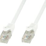 Cavo di rete Patch in CCA Cat.5E Bianco UTP 20m