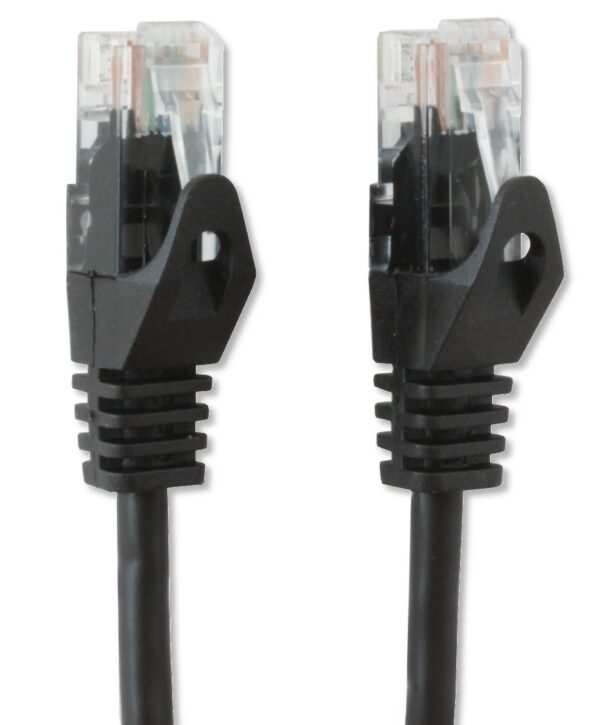Cavo di rete Patch in CCA Cat.5E Nero UTP 20m - immagine 4