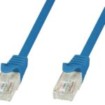 Cavo di rete Patch in CCA Cat.6 Blu UTP 1,5m