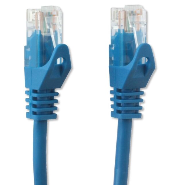 Cavo di rete Patch in CCA Cat.5E Blu UTP 1,5m - immagine 4