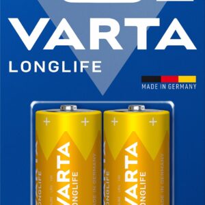 Blister 2 Batterie 1.5V Longlife Alcalina C Mezza Torcia