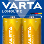 Blister 2 Batterie 1.5V Longlife Alcalina D Torcia
