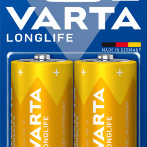 Blister 2 Batterie 1.5V Longlife Alcalina D Torcia