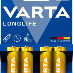 Blister 4 Batterie 1.5V Longlife Alcalina Stilo AA