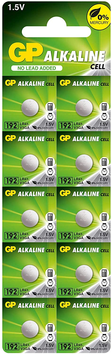 Blister 10 Batterie Alcaline Specialistiche LR41