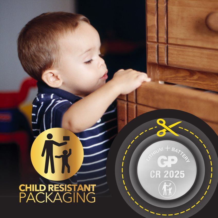 Blister 5 Batterie Litio a Bottone CR2025 - immagine 6