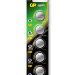 Blister 5 Batterie Litio a Bottone CR2032