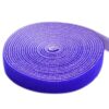 Rotolo di Feltro Adesivo Fermacavi Lunghezza 25 m Larghezza 16 mm Blu