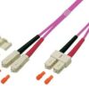Cavo Fibra Ottica Multimodale OM4 SC/SC 50/125 1 m