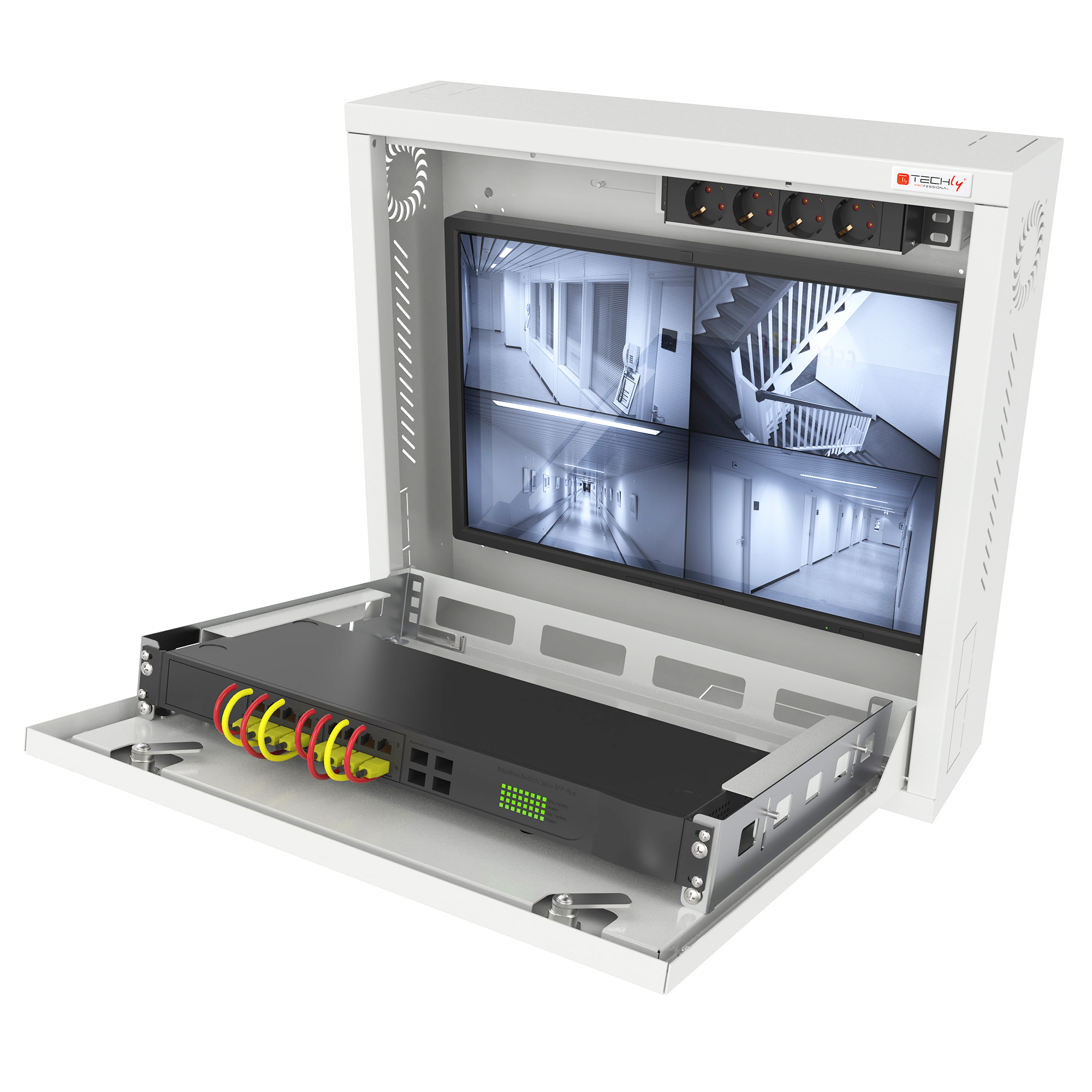 Box di Sicurezza per DVR e Sistemi di Videosorveglianza Bianco