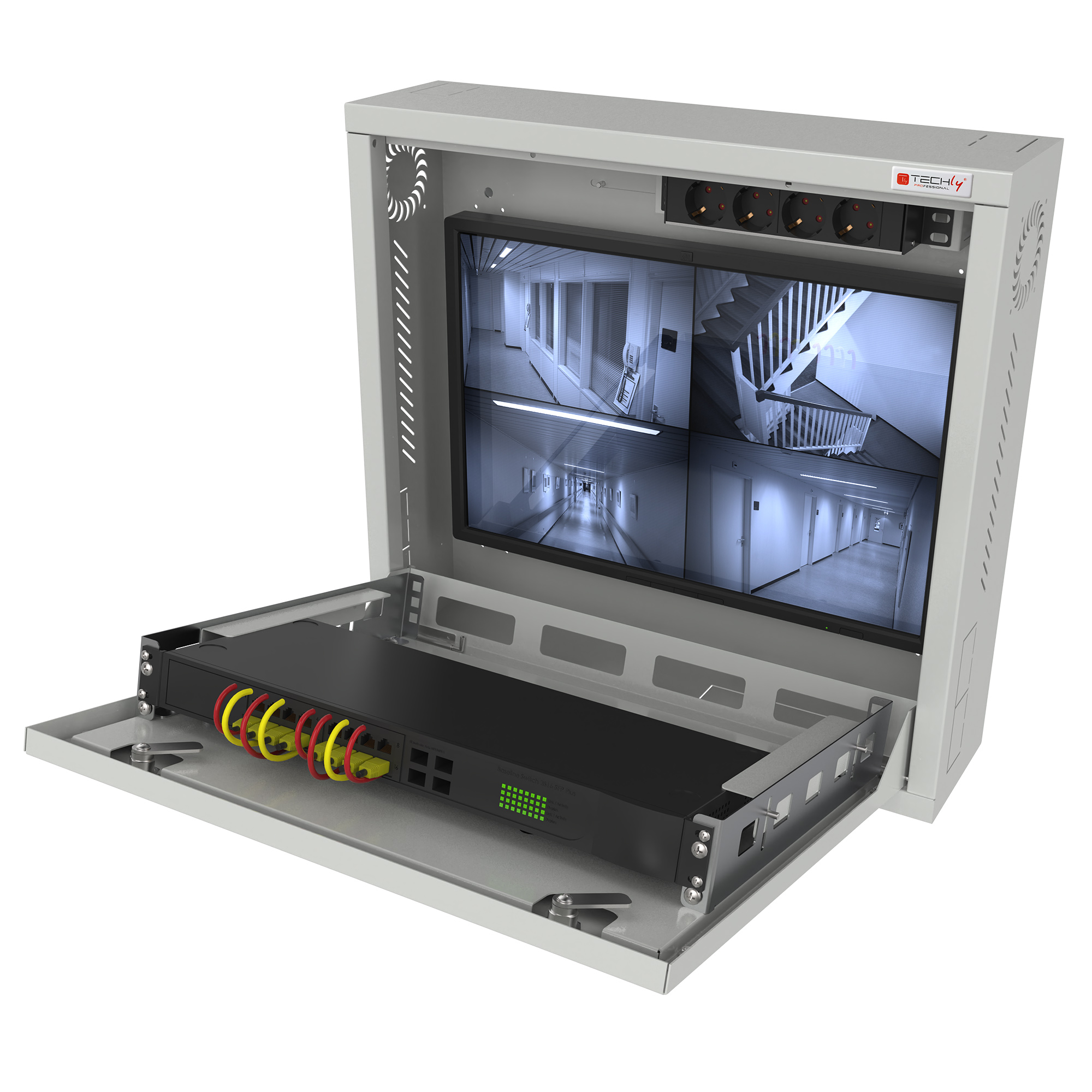 Box di Sicurezza per DVR e Sistemi di Videosorveglianza Grigio