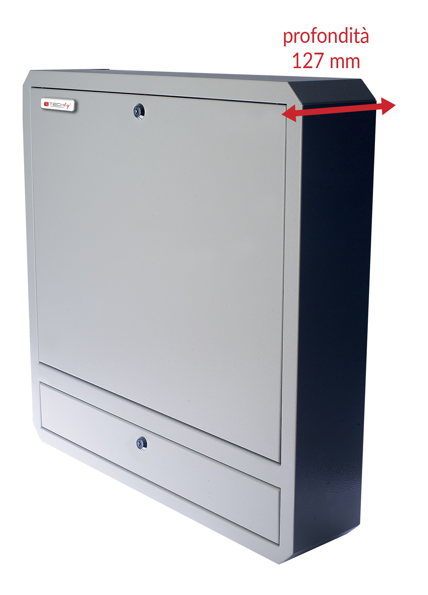 Box di Sicurezza per Notebook e Accessori per LIM Prof. 127 Grigio - immagine 3