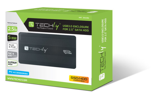 Box esterno HDD/SSD SATA 2.5'' USB 3.0 - immagine 2