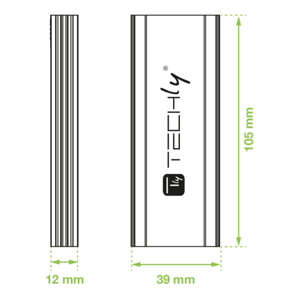 Box Esterno USB-C™ USB3.2 Gen2 NVMe/SATA M.2 SSD - immagine 3