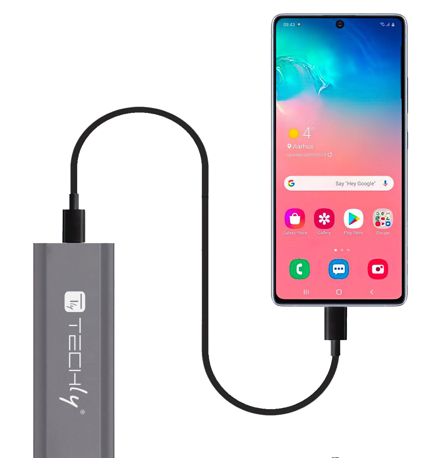 Box Esterno USB-C™ USB3.2 Gen2 NVMe/SATA M.2 SSD - immagine 8