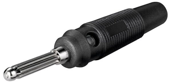 Inseritore Presa Banana per 4mm Nero