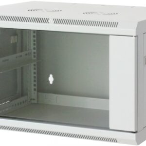 Armadio Rack 19'' a muro 9 unità due sezioni Grigio