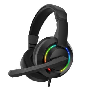 Cuffie Gaming con Microfono e Illuminazione RGB, BGH-021 HYDRA Nero