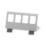 Adattatore per Modulo Keystone 4xRJ45 per Guida DIN