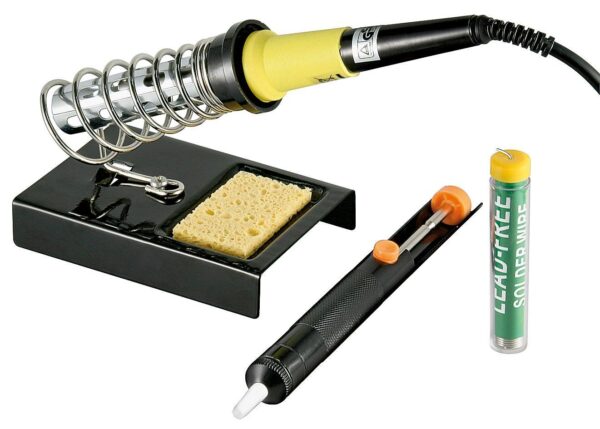 Kit per Saldatura 4 pezzi, con Stagnatore 30 Watt