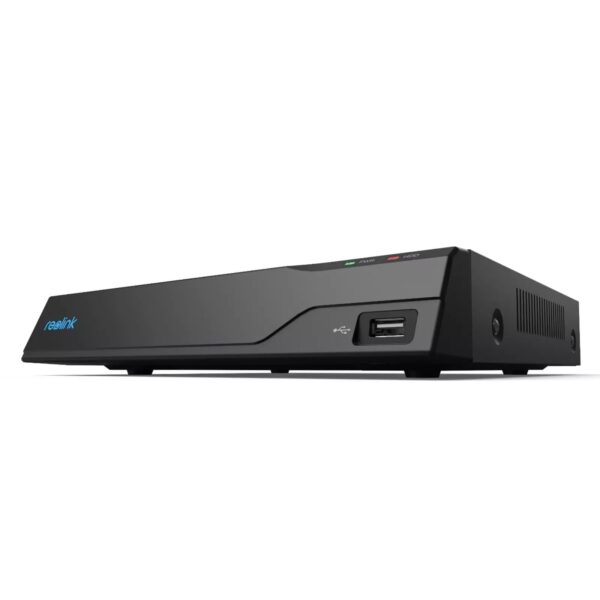 Videoregistratore NVR 4K PoE 8CH 2TB HDD con HDMI e VGA, PN-8