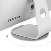 Base Girevole 360° Antiscivolo per Monitor Tablet Laptop in Alluminio