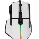 Mouse Gaming RGB USB 12000 dpi 9 Tasti Bianco Marrok