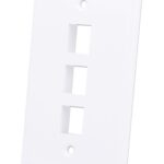 Placca Porta Frutti 3 Posti Mod.503 Bianco