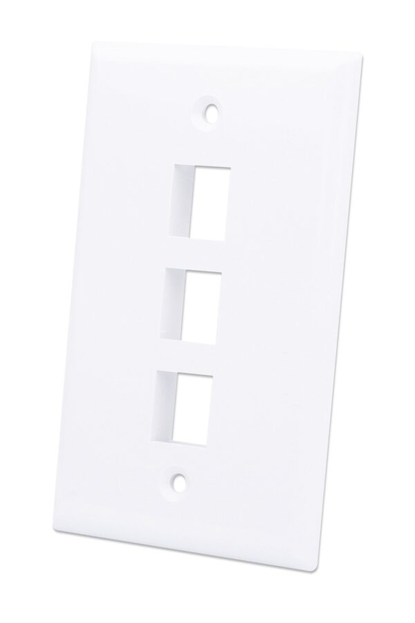 Placca Porta Frutti 3 Posti Mod.503 Bianco