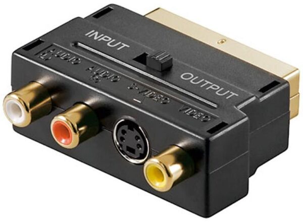 SCART Adapter Video+Audio to SVHS
