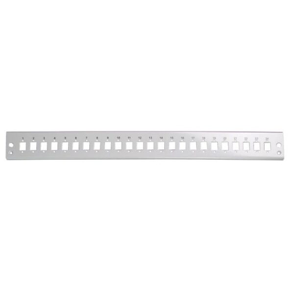 Pannello di distribuzione 24 bussole SC Simplex / LC Duplex 1U Grigio - immagine 2