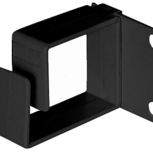 Anello Passacavi Laterale per Armadi Rack Nero