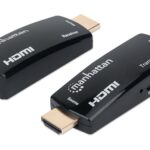 Extender HDMI Over Ethernet 1080p Compatto Nero
