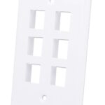 Placca Porta Frutti 6 Posti Mod.503 Bianco