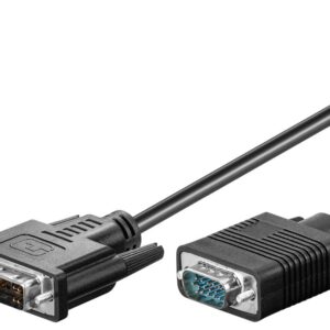 Cavo Monitor DVI-A a VGA M/M 1,8 mt