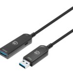 Cavo Ottico Attivo USB 3.2 Gen 2 SuperSpeed+ Active Optical Cable USB A M/F 30m