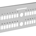 Pannello di Distribuzione Fibra Ottica 48 SC-Simplex per Box a Muro I-CASE FO-MWD2